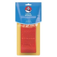 Форель Санта Бремор слабосоленая филе кусок, 200 г (kastd) в магазинах Ашан