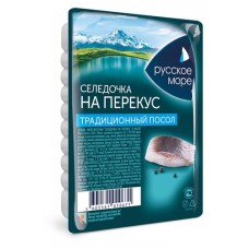 Селедочка Русское море Традиционный посол в масле, 150 г (kastd) в магазинах Ашан