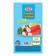 Крабовые палочки охлажденные VICI Постный продукт, 200 г (kastd) в магазинах Ашан