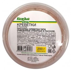 Креветки Каждый день в рассоле, 200 г (kastd) в магазинах Ашан