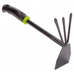 Разрыхлитель-мотыжка Garden Star 2 в 1 стальной, 32х18 см (kastd)