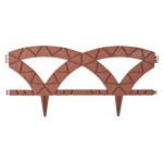 Ограждение для газона Martika Прато терракотовое, 3,4 м (kastd)