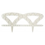 Ограждение для газона Martika Прато белое, 34 м (kastd)