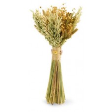 Сухой букет Домашняя кухня из колосьев льна, 48 см (kastd) в магазинах Ашан