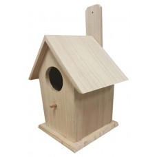 Скворечник АШАН Красная птица деревянный, 16х11,5х17,5 см (kastd) в магазинах Ашан
