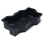 Форма для изготовления тротуарной плитки Волна с шагренью (kastd)