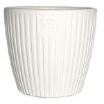Горшок цветочный Эви VipSet Белый, 14 см (kastd)