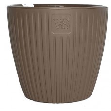 Горшок цветочный Эви VipSet Шоколад, 20 см (kastd) в магазинах Ашан