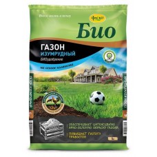 Удобрение сухое Фаско Био на основе компоста Изумрудный Газон органоминеральное, 5 л (kastd) в магазинах Ашан