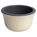 Горшок Ливингрин ОМ 26-31 Омега с вкладкой d.26 ваниль (kastd)