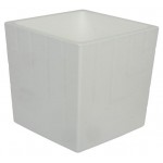 Горшок Ливингрин КВ 12-10 Квадро с вкладкой d.11,5 белый (kastd)