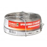 Проволока СТРОЙБАТ стальная нержавеющая 1,4мм, 50 м (kastd)