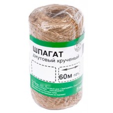 Шпагат джутовый СТРОЙБАТ крученый 1800 текс, 60 м (kastd) в магазинах Ашан