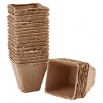 Горшок бумажный квадратный, 24 шт (kastd)