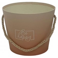 Сумка подарочная кремовая, d 16 x h 13,2 см (kastd) в магазинах Ашан