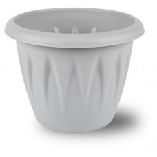 Кашпо Каждый день пластиковое серое Ø16 см, 1,4 л (kastd) в магазинах Ашан