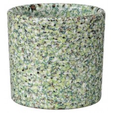 Кашпо керамическое Сахара зеленое, 0,18 л (kastd) в магазинах Ашан