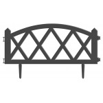 Забор декоративный GARDENPLAST Модерн Графит, 35х60 см 5 секций (kastd)