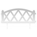 Забор декоративный GARDENPLAST Modern белый, 35х60 см, 5 секций
