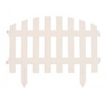 Забор декоративный GARDENPLAST Renessans белый, 35х45 см, 7 секций