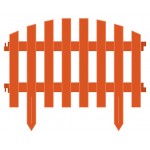 Забор декоративный GARDENPLAST Renessans терракот 35х45 см, 7 секций (kastd)
