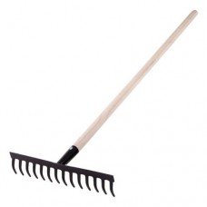 Грабли стальные Сибртех с 14 прямыми зубьями 360 мм, 1300 мм (kastd) в магазинах Ашан