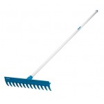 Грабли PALISAD LUXE Усиленные пластиковые с 13 прямыми зубьями и шириной рабочей части 430 мм (kastd)