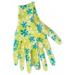 Перчатки садовые Palisad из полиэстера с нитрильным обливом зеленые, M (kastd)