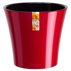 Горшок Santino Arte красно-черный Ø13.5, 1.2 л (kastd) в магазинах Ашан