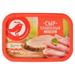 Сыр плавленый АШАН Красная птица с ветчиной 50% БЗМЖ, 200 г (kastd)