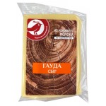 Сыр полутвердый АШАН Красная птица Гауда 35% БЗМЖ, 200 г (kastd)
