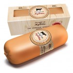 Сыр плавленый White Cheese from Zhukovka колбасно-копченый ГОСТ 40% БЗМЖ, 400 г (kastd)