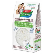 Сыр рассольный G-balance Брынза Козий 40% БЗМЖ, 250 г (kastd) в магазинах Ашан