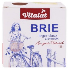 Сыр мягкий Vitalat Бри с белой плесенью 60% БЗМЖ, 125 г (kastd) в магазинах Ашан