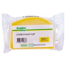 Сыр полутвердый Каждый день Сливочный 45%, 200 г (kastd) в магазинах Ашан
