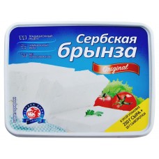 Сыр рассольный Mlekara Sabac Сербская брынза 45% БЗМЖ, 285 г (kastd) в магазинах Ашан