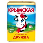 Сыр плавленый Крымская Коровка Дружба 55% БЗМЖ, 90 г (kastd)