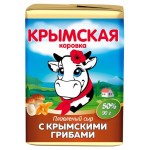 Сыр плавленый Крымская Коровка Крымские грибы 50% БЗМЖ, 90 г (kastd)
