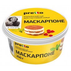 Сыр мягкий Pretto Маскарпоне 80% БЗМЖ, 250 г (kastd) в магазинах Ашан