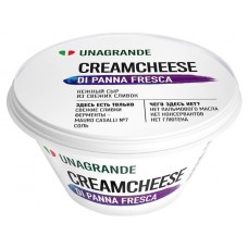 Сыр мягкий Unagrande Кремчиз сливочный 70% БЗМЖ, 200 г (kastd) в магазинах Ашан