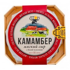 Сыр мягкий Атон Камамбер с белой плесенью 50% БЗМЖ, 125 г (kastd) в магазинах Ашан