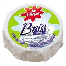 Сыр мягкий Сваля Brie с белой плесенью 45% БЗМЖ, 125 г (kastd) в магазинах Ашан