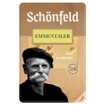 Сыр Schonfeld Эмменталер нарезка БЗМЖ, 125 г (kastd)