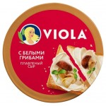 Сыр плавленый Viola с белыми грибами 8 порций треугольники БЗМЖ, 130 г (kastd)