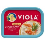 Сыр плавленый Viola с креветками 35% БЗМЖ, 400 г (kastd)