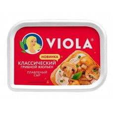 Сыр плавленый Viola Грибной жульен 35% БЗМЖ, 400 г (kastd) в магазинах Ашан