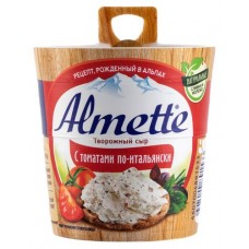 Сыр творожный Almette с томатами по-Итальянски 57% БЗМЖ, 150 г (kastd) в магазинах Ашан