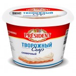 Сыр творожный President сливочный БЗМЖ, 140 г (kastd) Сыр творожный President сливочный БЗМЖ, 140 г (kastd)