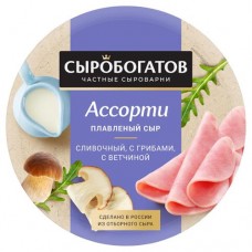 Сыр плавленый Сыробогатов Классическое Ассорти 50% БЗМЖ, 130 г (kastd) в магазинах Ашан