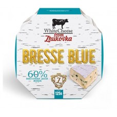 Сыр мягкий WhiteCheese from Zhukovka Бресс Блю БЗМЖ, 125 г (kastd) в магазинах Ашан